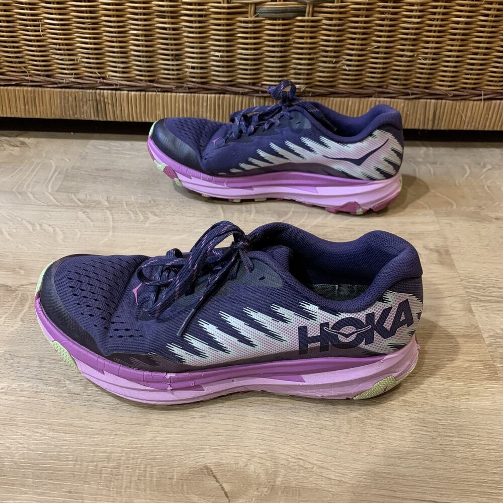 Hoka One One Torrent 3 Women's Size 9.5 B Running Shoes Night Sky/Orchid Flower